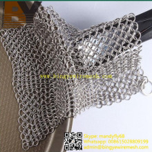 Edelstahl Chainmail Scrubber Kochgeschirr-Reiniger